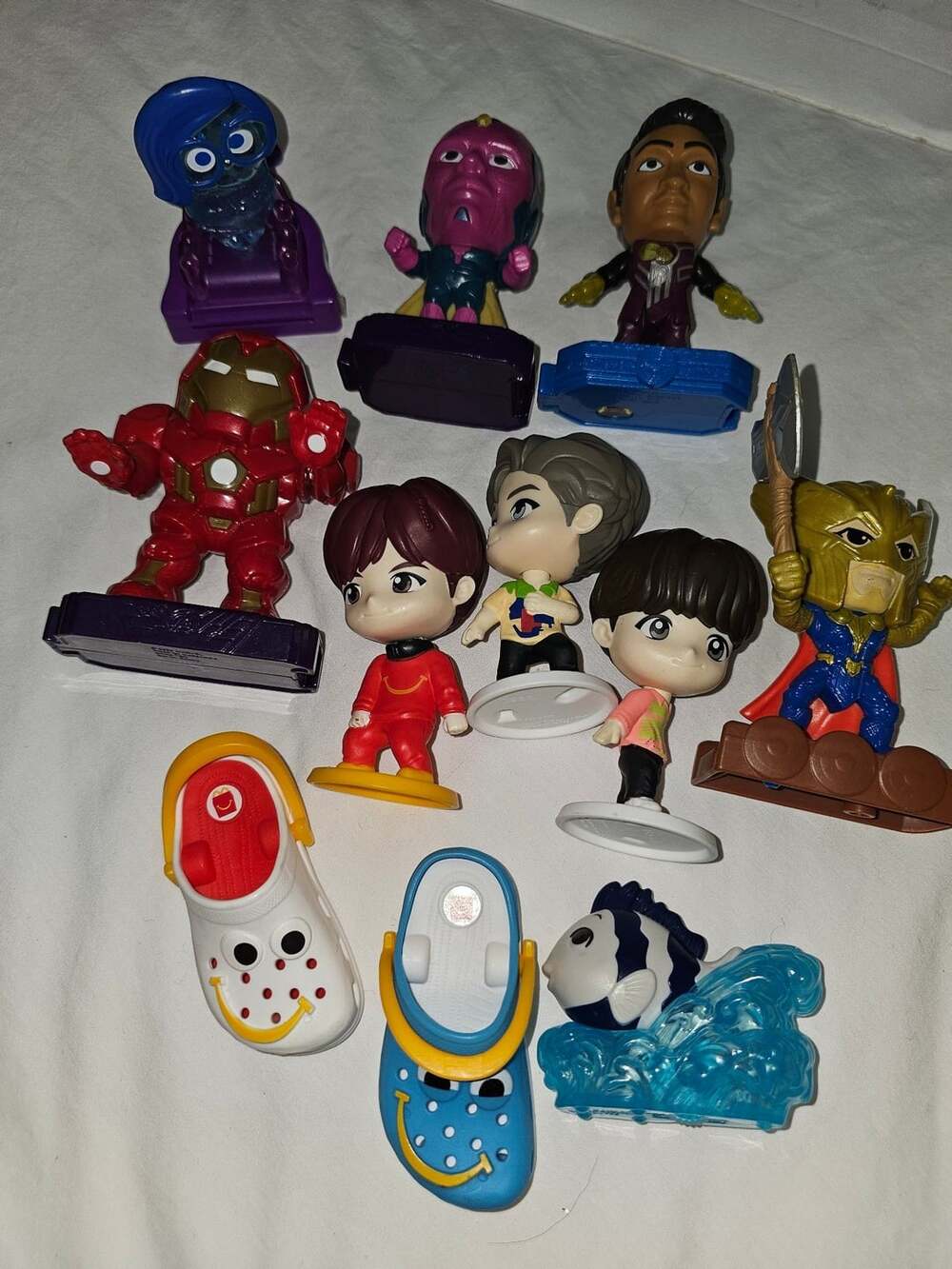 McDonald's Happy Meal Toys Lot of 10 Assorted Figures